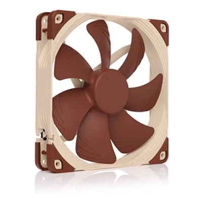 Immagine di Noctua NF A14 5V PWM, Ventola Silenziosa di Qualità Premium con Cavo Adattatore USB, 4 Pin, Versione da (140 mm, Marrone)