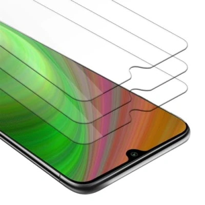 Immagine di Cadorabo 3x Pellicola Protettiva compatibile con Xiaomi Mi A3 in ELEVATA TRASPARENZA Pacco di 3 Vetro protezione del display (Tempered) durezza 9H compatibilità 3D touch
