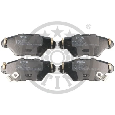 Immagine di OPTIMAL BP 12081 Kit pastiglie freno Assale posteriore con segnalatore acustico usura OPEL: Zafira A, Astra G Caravan, CC