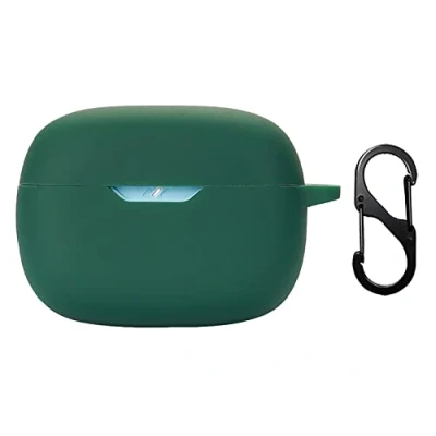 Immagine di GIOPUEY Cover Compatibile con JBL Wave Beam/Beam 2, Cilicone Custodia, Ultrasottile Case Cover, Antiurto, Resistente ai Graffi Verde militare