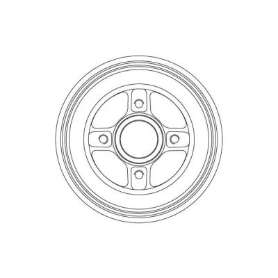 Immagine di TRW DB4575B Freni a Tamburo con supporto/cuscinetto, anello sensore ABS 234mm DACIA: Sandero 2, I, Logan I Sedan