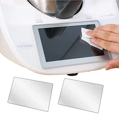 Immagine di Pellicola protettiva in vetro temperato compatibile con Vorwerk Thermomix TM6 Confezione da 2 pezzi