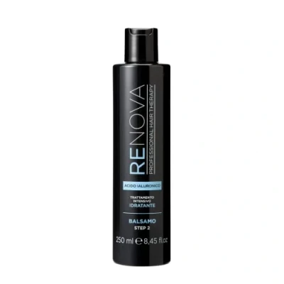 Immagine di Renova, Balsamo Idratante Acido Ialuronico, Trattamento Intensivo Idratante, per Capelli Secchi e Tendenti al Crespo, Dona Lucentezza ed Elasticità, 250 ml