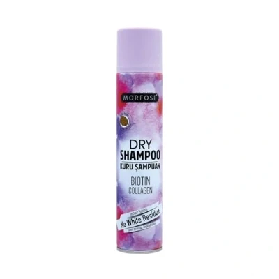 Immagine di Morfose shampoo a secco extra volumizzante, 200 ml, biotina e collagene, aggiornamento immediato, nessun residuo bianco, uso unisex