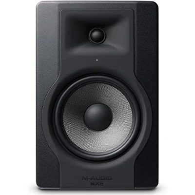 Immagine di M Audio BX8 D3 Cassa Monitor da Studio Attiva 150 W con Woofer 8&quot; e Controllo Acoustic Space, Riferimento per Produzione Musicale Mixaggio