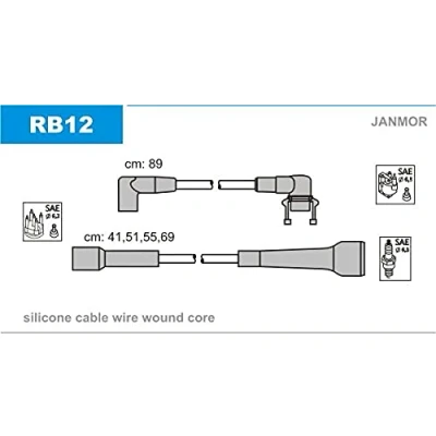 Immagine di JANMOR RB12 Kit Cavi Accensione