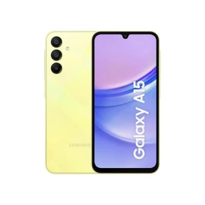 Immagine di &quot;Samsung Galaxy A15 16,5 cm (6.5&quot;&quot;) Dual SIM ibrida Android 14 4G USB tipo C 4 GB 128 5000 mAh Giallo (SAM DS A155F GAL 4+128 ITA YEL)&quot;