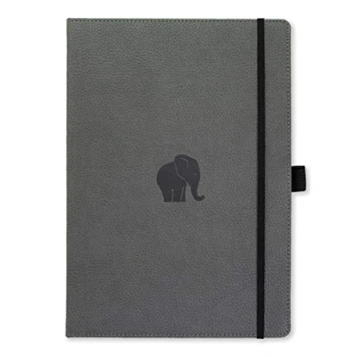 Immagine di Dingbats* Taccuino A Righe Di Fauna Selvatica Extra Grande Quaderno A4, Copertina Rigida in Pelle PU Portapenne, Segnalibro, Chiusura Elastico