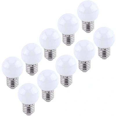 Immagine di Aiwerttes lampadina a LED E27, da 2 W, 20 incandescenza equivalente, 6500 K, luce bianca fredda, non dimmerabile, confezione 10