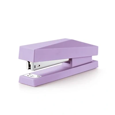 Immagine di Miquelrius Cucitrice, Compatibile con punti metallici 24/6, Dimensioni 122 x 60 76,5 mm, Capacità fino a 20 fogli, Colore Malva