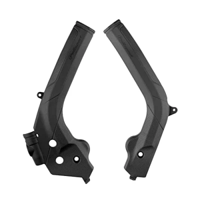 Immagine di POLISPORT 8466600001 Set di piastre paramotore in plastica durevole e resistente agli urti compatibile con le moto KTM, Husqvarna colore nero