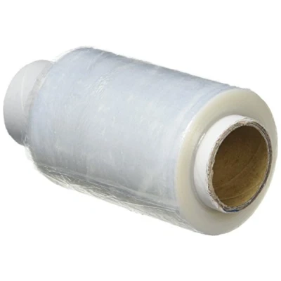 Immagine di Lsm 100 mm x 150 m Stretchwrap mini rotoli trasparente (confezione da 10)