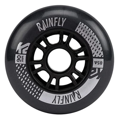 Immagine di K2 Rainfly 90 mm Confezione da 4, Ruote per Pattini in Linea Unisex Adulti, Nero