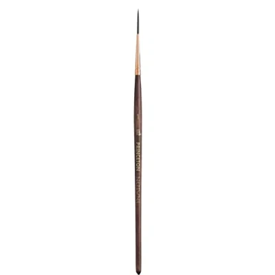 Immagine di Princeton Artist Brush Neptune, pennelli per acquerello serie 4750, peli sintetici in simil scoiattolo, Script, Size 1 Script