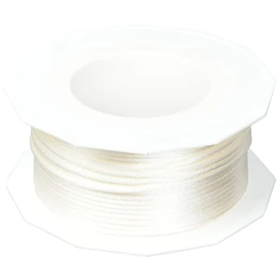 Immagine di Präsent Rhein Cordoncino in raso, 3 mm, 50 m, colore: Panna