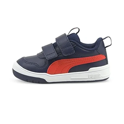 Immagine di PUMA Multiflex SL V Inf, Scarpe da Ginnastica Unisex Bimbi 0 24, Peacoat/Grenadine, 23 EU