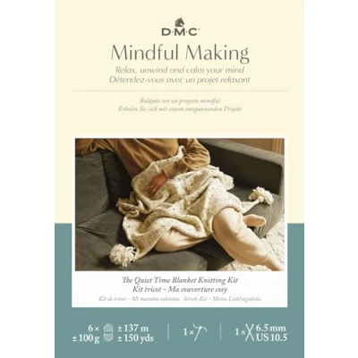 Immagine di DMC Kit Maglia Cappello e Guanti a ritmo di coste, Mindful Making
