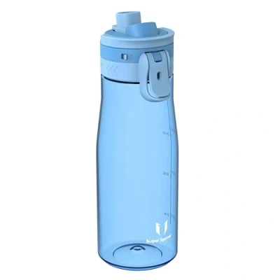 Immagine di Super Sparrow Borraccia 7L Bottiglia Senza BPA, a Prova di Perdite TouchGulp Flusso Rapido Con Un Clic per Scuola, Sport, All&#039;aperto