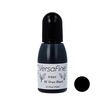 Immagine di Tsukineko Imagine Crafts Inchiostro Versafine pigmento Inker Onyx Nero