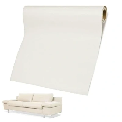 Immagine di Patch Pelle Adesiva, 60 x 137cm Adesiva per Riparazioni, di Riparazione in Pelle, Ecopelle Pellicola Autoadesiva PU Divani (Beige)