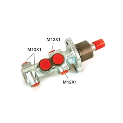 Immagine di HELLA 8AM 355 503 891 Pompa Freno 23,81 Alluminio M10 x 1 (x2) / M12 CITROËN: Berlingo First I Van,