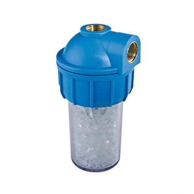 Immagine di filtro Anticale riscaldatori Include: alloggiamento e carica pietre polifosfatiche impedisce incrostazioni di calcare in caldaie Bbagua