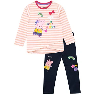 Immagine di Peppa Pig Maglietta e Leggings per Ragazze Multicolore 3 a 4 Anni