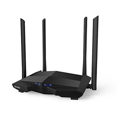 Immagine di Tenda AC10U Gigabit Router Wi Fi Dual Band AC1200 Wireless, 4 Porte Gigabit, 1 Porta USB 2.0, Parental Control e Rete Ospiti, IPTV, IPv6, WPS