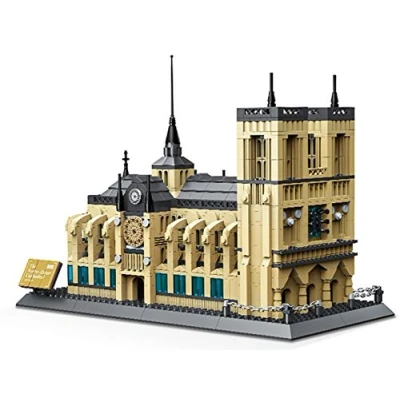 Immagine di WANGE Cattedrale di Nostra Signora. Modello architettura assemblaggio con blocchi