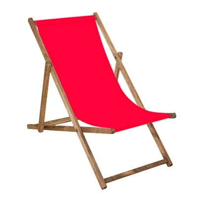 Immagine di SPRINGOS lettino da giardino pieghevole in legno impregnato relax campeggio sedia spiaggia faggio