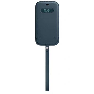 Immagine di Apple Custodia a Tasca MagSafe in pelle (per iPhone 12 Pro Max) Blu Baltico