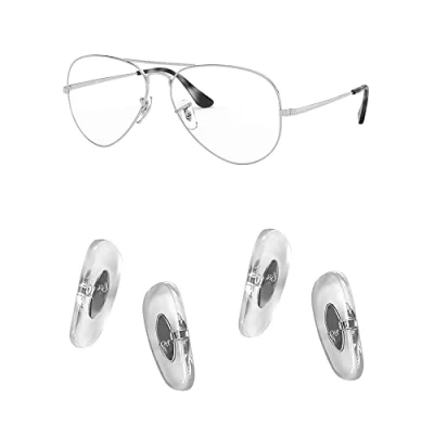 Immagine di HiCycle2 Kit di riparazione Per Ray Ban occhiali da sole Aviator RB3025 RB3539 RB3026 RB3447 RB4263 RB3548 RB3716 RB3816 RB3548N, Trasparente