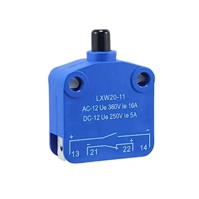 Immagine di interruttore a scatto, chiusura e apertura con sistema di contatto doppia faccia, porta, LED (basso voltaggio) o 230 V (alto on/off