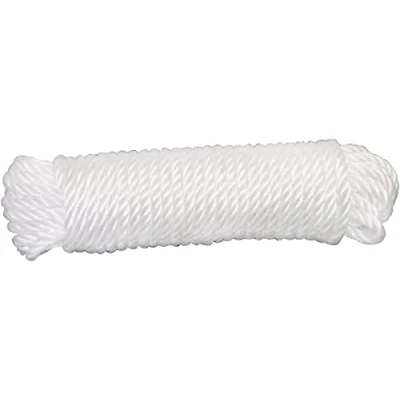 Immagine di Amig Corda Bianca in Nylon Torto Mod.20220 Cordino multiuso Resistente e Morbido Ideale per Nautica o Pesca, Costruzione, Sport Giochi, Fai da te ormeggi Misure: Ø 4 mm x 10 m