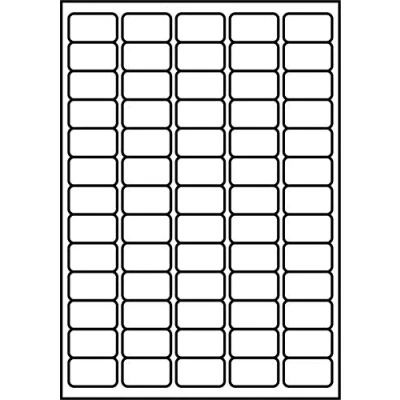 Immagine di SmithPackaging etichette autoadesive, formato A4, 65 per foglio, 100 fogli, 38,1 x 21,2 mm, 6500