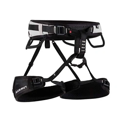 Immagine di Mammut Ophir 3 Slide, Imbracatura Titanium/Dark Arancio Uomo, Nero Marble, XL