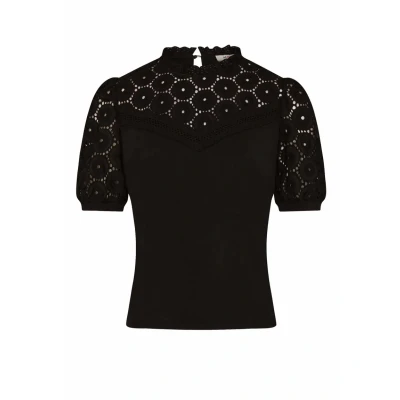Immagine di Morgan Shortsleeved Camicetta, Donna, Taglia: XS, Noir