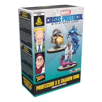 Immagine di Marvel: Crisis Protocol Professor X &amp; Shadow King Character Pack Manipolatori mistici con abilità uniche! Gioco di supereroi da tavolo, età 14+, 2 giocatori, 90 minuti gioco, realizzato Atomic