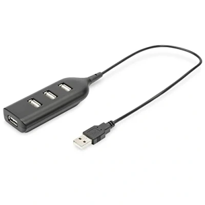 Immagine di Digitus AB 50001 1 4 Porte Hub USB 2.0 Nero