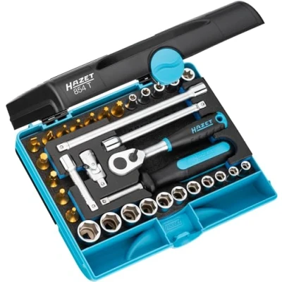 Immagine di HAZET 854T Set bussole 33 Ad esagono incassato Torx interno, Safety Insert System, SmartCase Quadrato