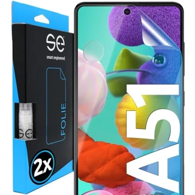 Immagine di smart engineered 3D Pellicola Protettiva per Schermo Samsung Galaxy A51 [2 Pezzi Transparente, Case Friendly, qualità dell&#039;immagine Full HD,Pellicola TPU