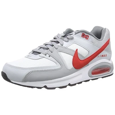 Immagine di Nike Air Max Command, Scarpe da Ginnastica Basse Uomo, White/University Red/Pure Platinum/Cool Grey, 41 EU