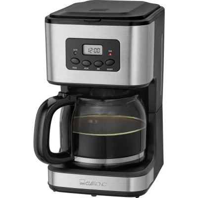 Immagine di Clatronic KA 3642 Macchina per il caffè Nero, acciaio inox Capacità tazze=14 funzione timer, Display