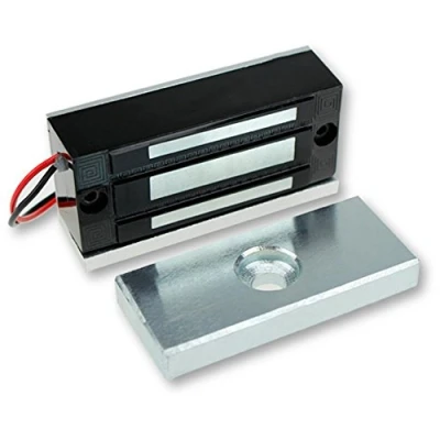 Immagine di LIBO Serratura magnetica elettrica 60KG/130lbs Controllo accessi elettronica in metallo DC12V Fail Safe Tipo NC per sistema di sicurezza Porta singola