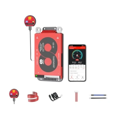 Immagine di DALY Smart BMS 4S 24S da 40A a 500A con modulo WiFi e scheda di protezione comunicazione CAN 485 per pacco batteria al litio LifePO4 (LifePO4 16S 48V, 100A)