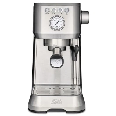 Immagine di Solis Barista Perfetta Plus 1170 V2 Macchina da Caffè Automatica Macchinetta Caffe 1.7L 15 Bar Acciaio Inox Argento