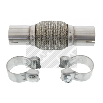 Immagine di MAPCO 30242 Flessibile, Impianto gas scarico 100, 200 Acciaio inossidabile Soft, mit Schellen