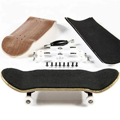 Immagine di PhoneNatic Set di skateboard per dita in rosso marrone (design 1)
