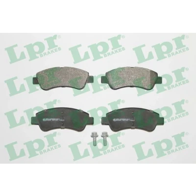 Immagine di LPR 05P1327 Kit pastiglie freno con bulloni/viti CITROËN: C2 Hatchback, Xsara Picasso, C4 I Hatchback