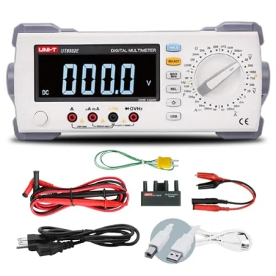 Immagine di UNI T UT8802E Multimetro digitale 200000 Counts 100kHz Frequency Response Reading Resolution 5K rdgs/s Fastest Test rate